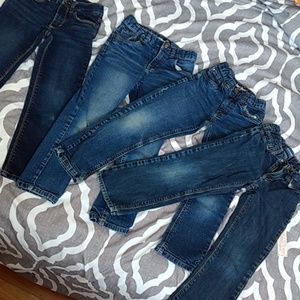 Lot of 4 pairs of boys jeans